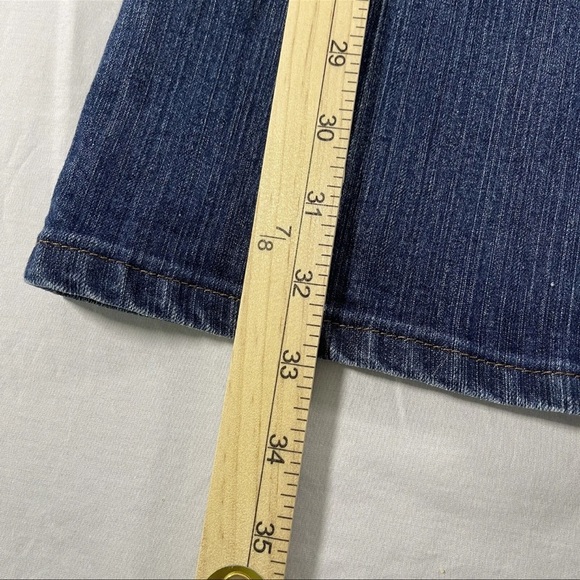 Southpole Jeans Womens 9 Bootcut Flare Mid Rise Medium Wash Pocket Bling Stretch - Picture 12 of 13